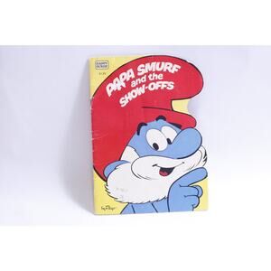 Papa Smurf and the Show-Offs, Peyo, Happy House, 1983, Picture Book, Shape Book